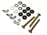 Qualihome Universal 5/16� x 3� Toilet Tank To Bowl Toilet Bolt Set, Includes Washers, Nuts and 3 Bolt