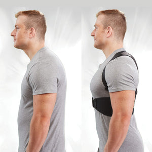 Hempvana Arrow Posture - Fully Adjustable Posture Support & Posture Corrector for Upper Body - Helps Correct Slouching, Text Neck and Hunching Over (L/XL)