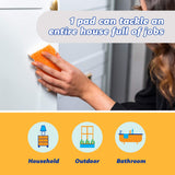 Scrub Daddy Eraser Daddy 10x Eraser Sponge - Scratch-Free Multipurpose Dish Sponge - BPA Free & Made with Melamine - Stain, Mold & Odor Resistant Kitchen Sponge (2 Count)