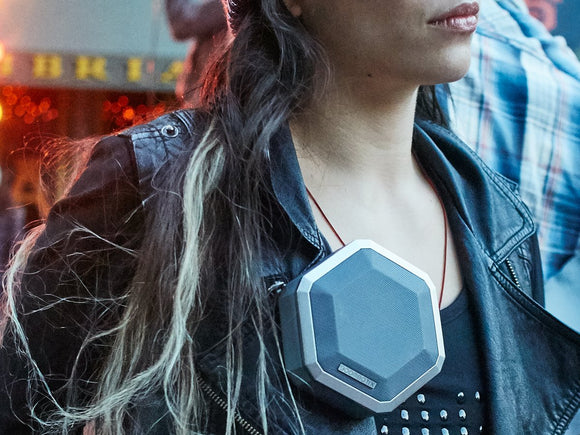 Boombotix - Boombot PRO Bluetooth Speaker, Taking Music to The Next Level, Gunmetal Gray
