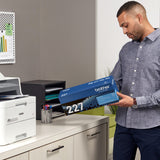 Brother Genuine TN227C, High Yield Toner Cartridge, Replacement Cyan Toner, Page Yield Up to 2,300 Pages, TN227, Amazon Dash Replenishment Cartridge