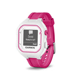 Garmin Forerunner 25 Bundle with Heart Rate Monitor, Small - White and Pink