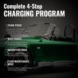 Battery Tender 2 Bank Battery Charger and Maintainer, 12 Volt 1.25 AMP for Motorcycles, ATVs, Lawn Mowers