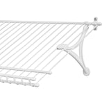 ClosetMaid 6713 Shoe Support Bracket, White 4 ft