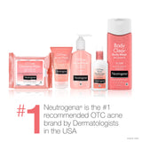 Neutrogena Oil Free Pink Grapefruit Acne Face Wash with Vitamin C, 6.7 Fl Oz