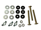 Qualihome Universal 5/16� x 3� Toilet Tank To Bowl Toilet Bolt Set, Includes Washers, Nuts and 3 Bolt