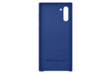 Samsung Galaxy Note10 Case, Leather Back Protective Cover - Blue (US Version with Warranty) (EF-VN970LLEGUS)