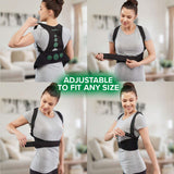 Hempvana Arrow Posture - Fully Adjustable Posture Support & Posture Corrector for Upper Body - Helps Correct Slouching, Text Neck and Hunching Over (L/XL)