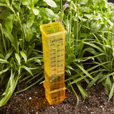 Taylor Precision Products 2715 2-in-1 Rain/Sprinkler Gauge, Yellow