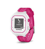 Garmin Forerunner 25 Bundle with Heart Rate Monitor, Small - White and Pink
