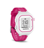 Garmin Forerunner 25 Bundle with Heart Rate Monitor, Small - White and Pink