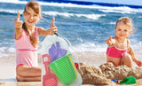 Handy Laundry Mesh Stuff Bag - Durable Mesh Bag with Sliding Drawstring Cord Locking Closure.