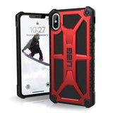 URBAN ARMOR GEAR UAG iPhone Xs Max [6.5-inch Screen] Monarch Feather-Light Rugged [Crimson] Military Drop Tested iPhone Case