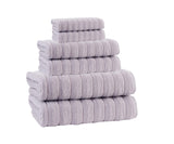 Enchante Home - Vague Turkish Towels - 6 Piece Set, Zero Twist Turkish Towel - Quick Dry, Soft, Absorbent
