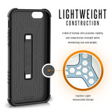 URBAN ARMOR GEAR [UAG] iPhone 6/iPhone 6s [4.7-inch Screen] Feather-Light Composite [Black] Military Drop Tested Phone Case
