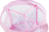 Bathroom Personal Organizer - 8" X 6" - Three Large Compartments to Organize Your Bathroom Accessories. The Shower Caddy Features a Drainage Hole and Carry Handle for Easy Transport. (Pink)