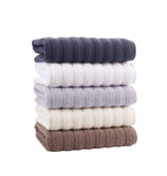 Enchante Home - Vague Turkish Towels - 6 Piece Set, Zero Twist Turkish Towel - Quick Dry, Soft, Absorbent