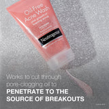 Neutrogena Oil Free Pink Grapefruit Acne Face Wash with Vitamin C, 6.7 Fl Oz