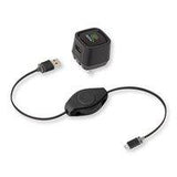 ReTrak 2.4-Amp Wall Charger and Premier Retractable microUSB Charge and Sync