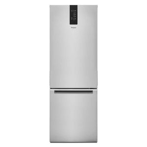 Whirlpool - 12.7 Cu. Ft. Bottom-Freezer Counter-Depth Refrigerator - Stainless steel