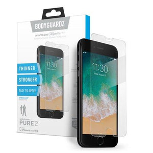 BodyGuardz Pure2 iPhone 6 / 6s / 7 / 8 Plus Glass Screen Protector - Clear