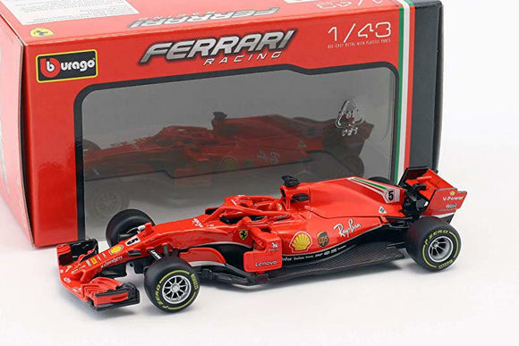 Bburago 1:43 Ferrari F1 Sf71-h 2018 Sebastian Vettel 5 18-36809 Diecast Model