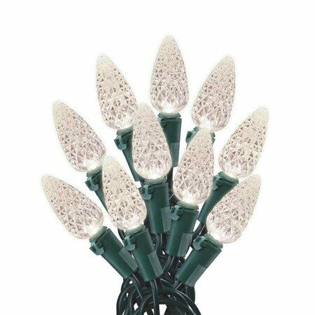 Celebrations 9045580 74.5 ft. LED C6 Warm White Light Set, 300 Count