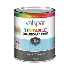 Valspar 68008 Chalkboard Paint Tintable Tint Base