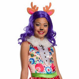 Enchantimals Danessa Deer Girls Wig With Ears Halloween Costume Accessory