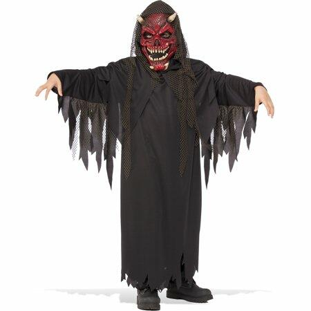 Hell Raiser Boys Devil Lucifer Demon Child Halloween Costume-S