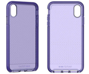 Tech21 Evo Check Flexshock Case For Apple Iphone Xs Iphone X 10 - Ultra Violet