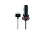 Verizon 2.1A Car Charger with 30 Pin Connection - Black / Red - APL21VPC-F2